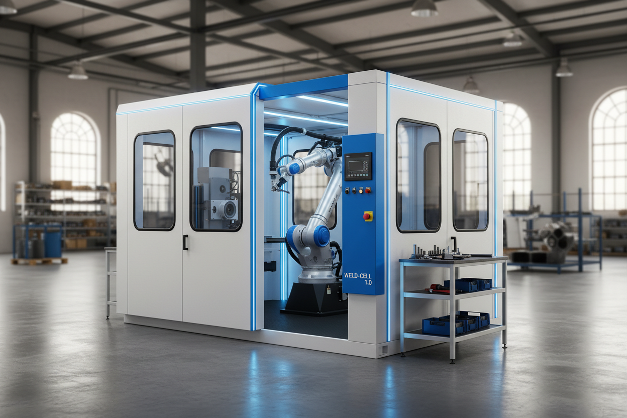 OTC DAIHEN FD-V6S Robotic Welding Cell